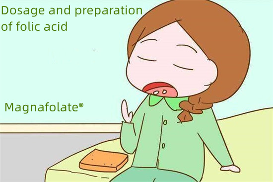 Dozarea și prepararea acidului folic