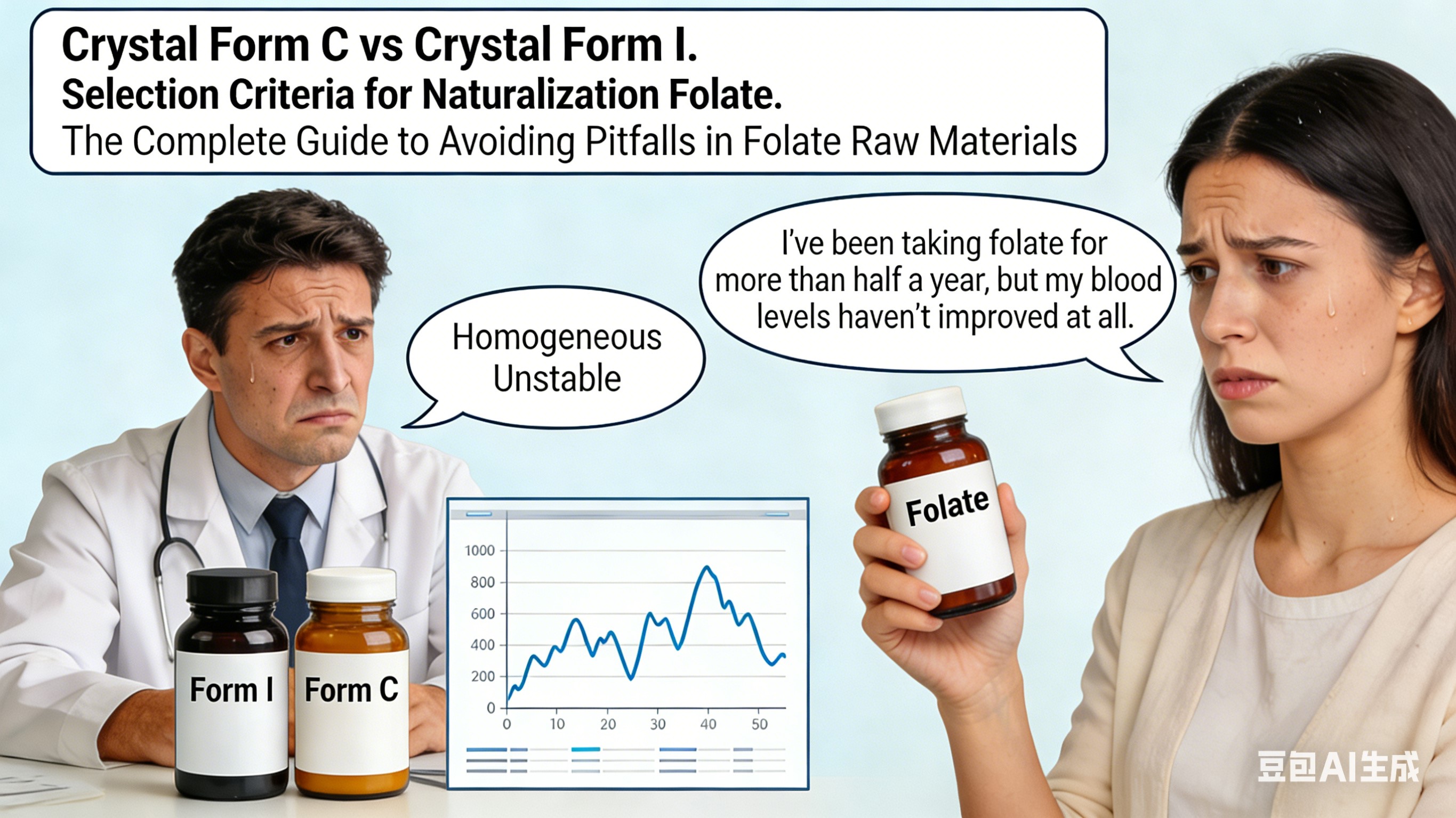 19 ani producând ingrediente de acid folic: 90% dintre companii se împiedică de forma cristalină a acidului folic activ